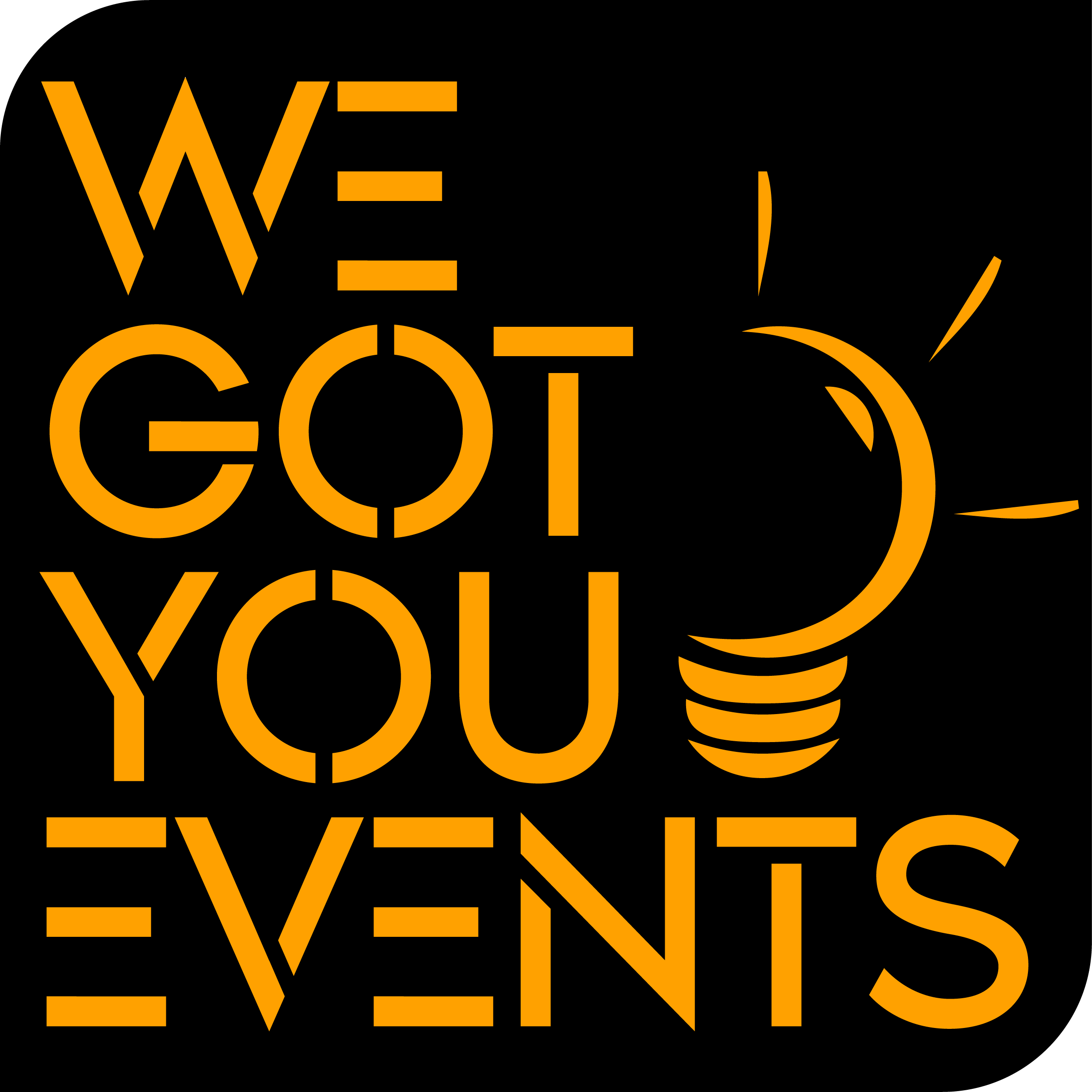We Got You Events KE Logo